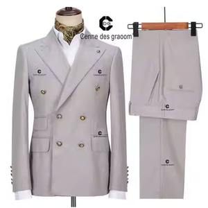 Blazer Azul Rey Entallado de Doble Botonadura para Hombre, Hecho a Medida, Transpirable, Talla XL, Cierre de Cremallera, Bolsillos Laterales, Cuello de Solapa, para Fiesta o Graduación - Product Image 5