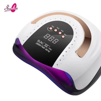 Lampe à ongles électrique UV LED professionnelle portable 268W haute puissance Sun S2 Pro pour le séchage du vernis gel, avec logo, pour salon de manucure