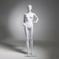 M086-BBTZ Mannequin féminin en plastique blanc non peint 100% sans COV, recyclable, inodore, sans revêtement chimique