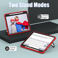 Étui robuste et résistant pour iPad Air 11 M3 2025 M2 2024 avec béquille, sangle d'épaule, porte-stylo, design de dessin animé pour enfants OEMODM