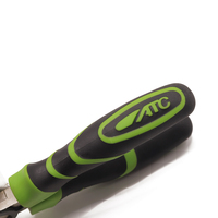 Pince coupante professionnelle GK-D009 6 et 8 pouces pour fil d'acier, manche TPR vert-noir, durable, à bec effilé, qualité industrielle, pour le bricolage
