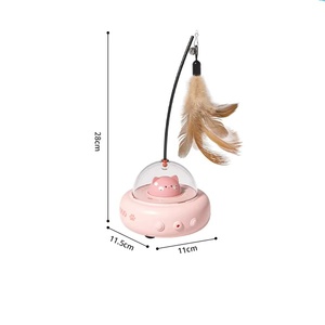 Nuovo Giocattolo Intelligente Automatico per Gatti per Alleviare la Noia, con Sensore Elettrico e Piuma, Bastone Interattivo per Gatti, Giocattolo Laser per Gatti - Product Image 6