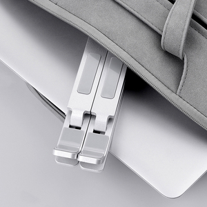 Support de tablette double couche adapté, support de téléphone portable, support d'ordinateur portable de luxe en aluminium - Product Image 4