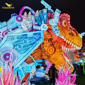 Chinese New Year <b>Lantern</b> Festival Diwali Thanksgiving Outdoor Waterproof Dragon <b>Lantern</b> LED <b>Lights</b> for Show-Customizable Colors - Product Image 5