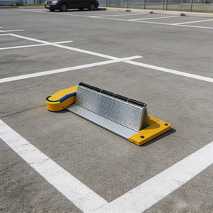 Outdoor Waterproof Steel <b>Remote</b> Parking <b>Lock</b> Automatic Electric Car Space Guard Post Intelligent Vehicle Barrier - Product Image 1