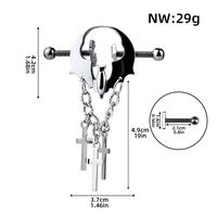 QKKQ vente en gros femmes pinces à mamelon réglables pinces à clitoris Bondage jouet sexuel Piercing pinces à mamelon BDSM cadeau de noël prix d'usine