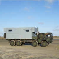 Camion Cellule d'Expédition 20 Pieds Personnalisable, Camping-Car Aménagé, Ange de Départ, Bricolage Tout-Terrain, Véhicules Récréatifs pour Camping et Randonnée