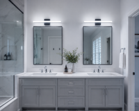 Applique murale LED moderne Worbest, 12-18 pouces, 18W, certifiée ETL cETL, pour miroir de salle de bain