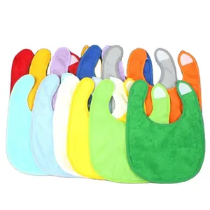 Professional Manufacturer Double Layers U-shaped Terry Cloth Cotton Baby Drool Bibs For Babies Drooling And Teething