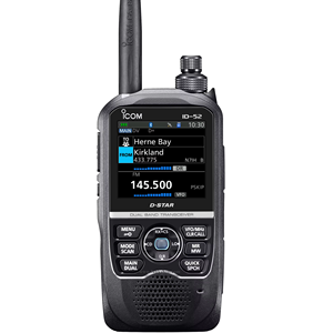 Émetteur-récepteur numérique double bande VHF/UHF ICOM ID-52E D-Star et radio bidirectionnelle amateur longue portée - Product Image 2