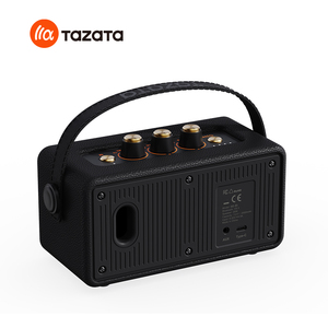 30W Retro <b>Bluetooth</b> 5.4 Speaker with Bass & Treble Knobs, <b>AUX</b> Port - Product Image 3