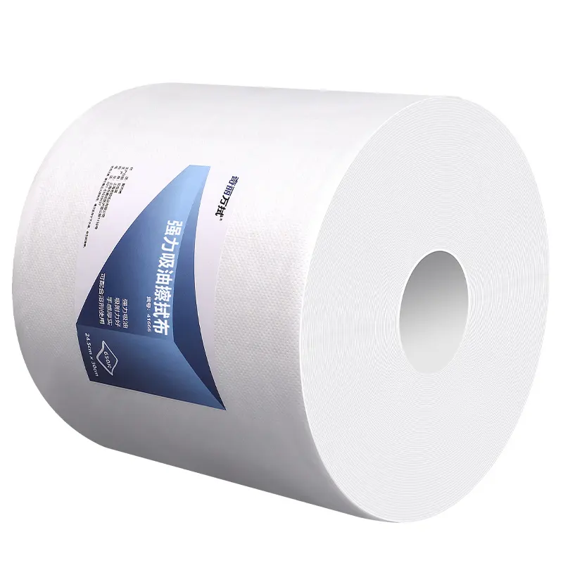 Toalhetes industriais multifuncionais 100% papel de celulose, toalhetes de limpeza macios para máquina desengordurante, rolo umbo, venda imperdível
