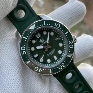 SD1968 全新不锈钢潜水手表 reloj 不锈钢背部日本 movt NH35
