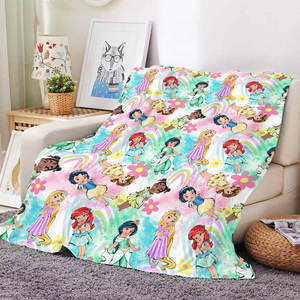 Pretty Fairy Tale <strong>Frozened</strong> Snow Princesses Soft Plush Throw Cartoon Toddler Baby <strong>Blanket</strong> Custom Print Flannel <strong>Blankets</strong> - Product Image 5