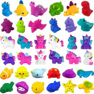 Jouet en peluche Kawaii Mini Dinosaure Anti-stress Adhésif Personnalisé Mochi Souple PU Lumineux 14+ Ans - Product Image 3