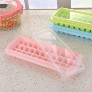 Ice Tray with Lid Shovel Large PP Ice Cube Tray for <b>Freezer</b> - Product Image 3