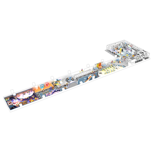 Parque Infantil Interior Grande y Suave con Temática de Carretera de Automóviles, Hecho a Medida en China, con Tobogán - Product Image 2