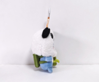 Nouveau lot de porte-clés en peluche de coton mignons, 4 pouces, thème requin, panda, animaux, sport, jouets, boîte mystère, sac de présentation commerciale, cadeau