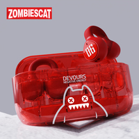 Écouteurs sans fil Bluetooth 5.3 Zombies Cat MGM-004, à clipser, pour le sport, la course à pied, non intra-auriculaires, unisexe, cadeau, crochet d'oreille, étanches IPX4