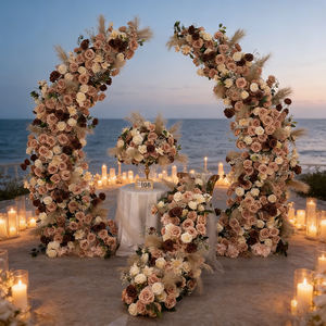 Flores Artificiales de Seda Realistas al por Mayor para Arco Decorativo - Decoración de Fondo para Exteriores, Arreglo para el Regreso a Clases - Product Image 3