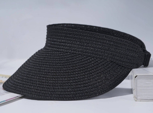 Có thể gập lại mũ rơm của phụ nữ mùa hè Sun <span class=keywords><strong>hat</strong></span> du lịch rỗng Top gấp mũ rơm nhiều màu sắc UPF 50 + - Product Image 5