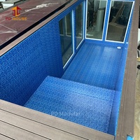 Piscine hors sol modulaire en acier préfabriqué, écologique, à installation rapide, pour le divertissement familial