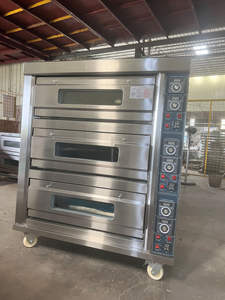 <span class=keywords><strong>Four</strong></span> à gaz standard à trois étages à six plateaux pour la cuisine Machines de cuisine de haute qualité - Product Image 4