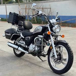 Motocicletas Usadas <span class=keywords><strong>Haojue</strong></span> Suzuki Yueku <span class=keywords><strong>150</strong></span>, Motocicleta Cruiser Retro Americana con Motor sin Escobillas de 150cc, Velocidad Máxima de 80 km/h - Product Image 6