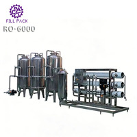 Machine de traitement et purification d'eau à osmose inverse, 3000 / 5000 / 6000 / 8000 LPH, purification, eau minérale Pure, système