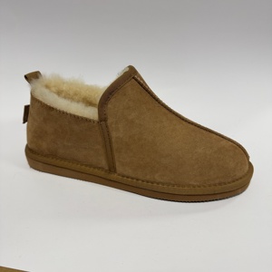 Mules d'hiver unisexes en peau de mouton douce double face avec semelle intérieure en peau de mouton et semelle extérieure en <span class=keywords><strong>mousse</strong></span> à mémoire de forme EVA pour une utilisation intérieure et extérieure - Product Image 2