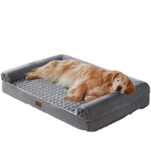 Colchón de espuma ortopédica plegable, cama para perros grandes, cubierta lavable extraíble impermeable, diseño moderno - Product Image 1