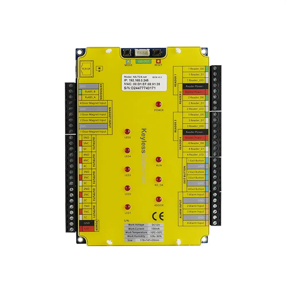 Nordson 20000 utenti pannello scheda di controllo accessi porta RFID TCP/IP