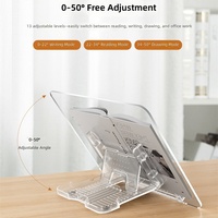 Support de lecture portable, support de livre à fixer sur le bureau, empêche la position assise inclinée, sécurise les pages, serre-livres multifonctionnel, support invisible pour iPad