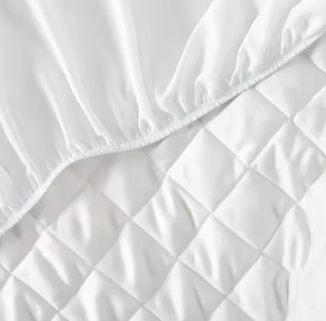 Tessuto monouso ospedaliero in stile semplice copriletto con cerniera in maglia in fibra di poliestere per materassino per letti singoli o doppi - Product Image 3