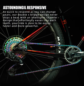 <span class=keywords><strong>Cadena</strong></span> de <span class=keywords><strong>bicicleta</strong></span> de carretera de montaña SUMC 10 velocidades X10 X10EL X10SL 116 enlaces <span class=keywords><strong>10V</strong></span> para <span class=keywords><strong>cadena</strong></span> de bicicletas Shimano SRAM - Product Image 5