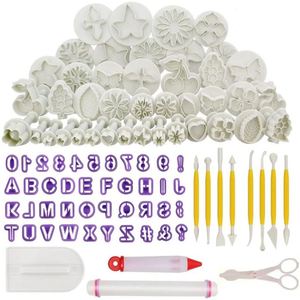 Cortadores de Fondant para Galletas, 93 Piezas, Moldes de Decoración de Mariposas para Kit de Decoración de Pasteles, Venta al Por Mayor, Personalizados, en Stock - Product Image 1