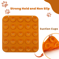 Tapis à lécher en silicone pour chiens et chats avec logo personnalisé Eco Slow Feeder Pet Feeding Halloween