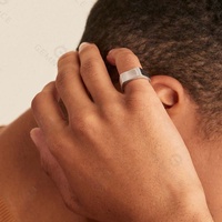 Bague Chevalière Simple en Argent Sterling 925 pour Homme - Vente en Gros Gemnel