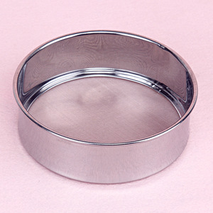 Stainless Steel Flour <b>Sieve</b> 15cm 40 Mesh Baking Pastry Tool For Egg Tarts - Product Image 1
