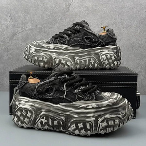 Scarpe Casual Slip-On Retrò da Uomo - Moda Primavera Estate 2025 con Suola a Pneumatico - Product Image 1