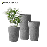 Grandes jardinières en résine et fibre de verre écologiques, durables, sculptées à la main, pour une utilisation en intérieur et en extérieur, maison, hôtel, jardin