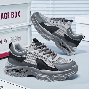 Zapatillas deportivas casuales de malla transpirable para hombre, estilo 'Dad Shoe' con suela gruesa y diseño que aumenta la altura, novedad versátil 2026 - Product Image 2