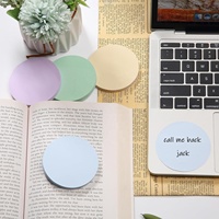 Haute qualité taille personnalisée mignon étudiant papeterie ronde bloc-notes fournisseur de bureau