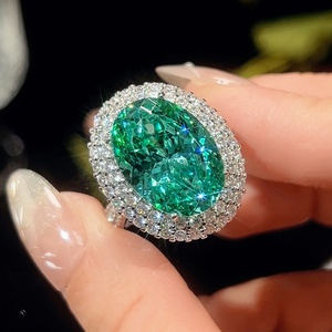 Fashion Eco-friendly Copper Delicate 15*20/13*18mm Green Zircon Pendant <b>Earrings</b> <b>Set</b> Dainty Jewelry <b>Set</b> for Everyday Style - Product Image 5