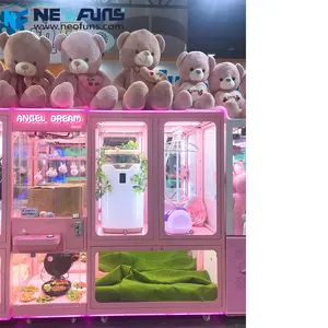 Neofuns Nouvelle Arrivée Ange Rêve Ciseaux Machine 4 Vitrines Pousser Jouet Distributeur Automatique Prix De Jeu pour le Center Commercial