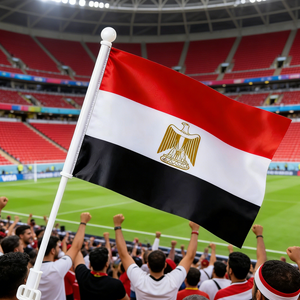 Bandiere a Mano dell'<span class=keywords><strong>Egitto</strong></span> 2026, Vendita all'Ingrosso, Bandiere di Nove Paesi Africani, Decorazione per la Festa Nazionale in Poliestere - Product Image 6