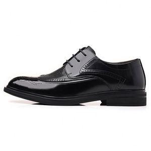 Chaussures Richelieu Derby Marron Foncé Grande Taille – Chaussures de Bureau et de Cérémonie Imperméables à Lacets pour l'Automne, Idéales pour le Travail et les Mariages, Très Tendance - Product Image 5