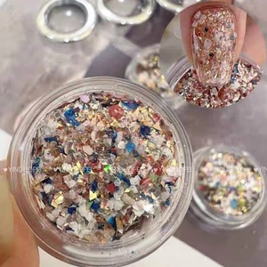 Nouvelles décorations pour ongles en boîte, paillettes DIY pour manucure, composées d'alliage et de paillettes, accessoires pour ongles - Product Image 1