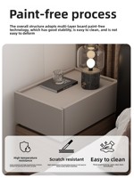 Table de chevet minimaliste italienne ultra-étroite pour petit espace, table d'appoint moderne de luxe, rangement pour chambre à coucher