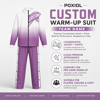 Ensemble de survêtement de basketball personnalisé haut de gamme par sublimation, veste zippée et pantalon, séchage rapide, uniforme d'équipe pour clubs et académies, vente en gros
